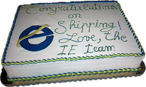 Microsoft's IE team send a cake on each Firefox release